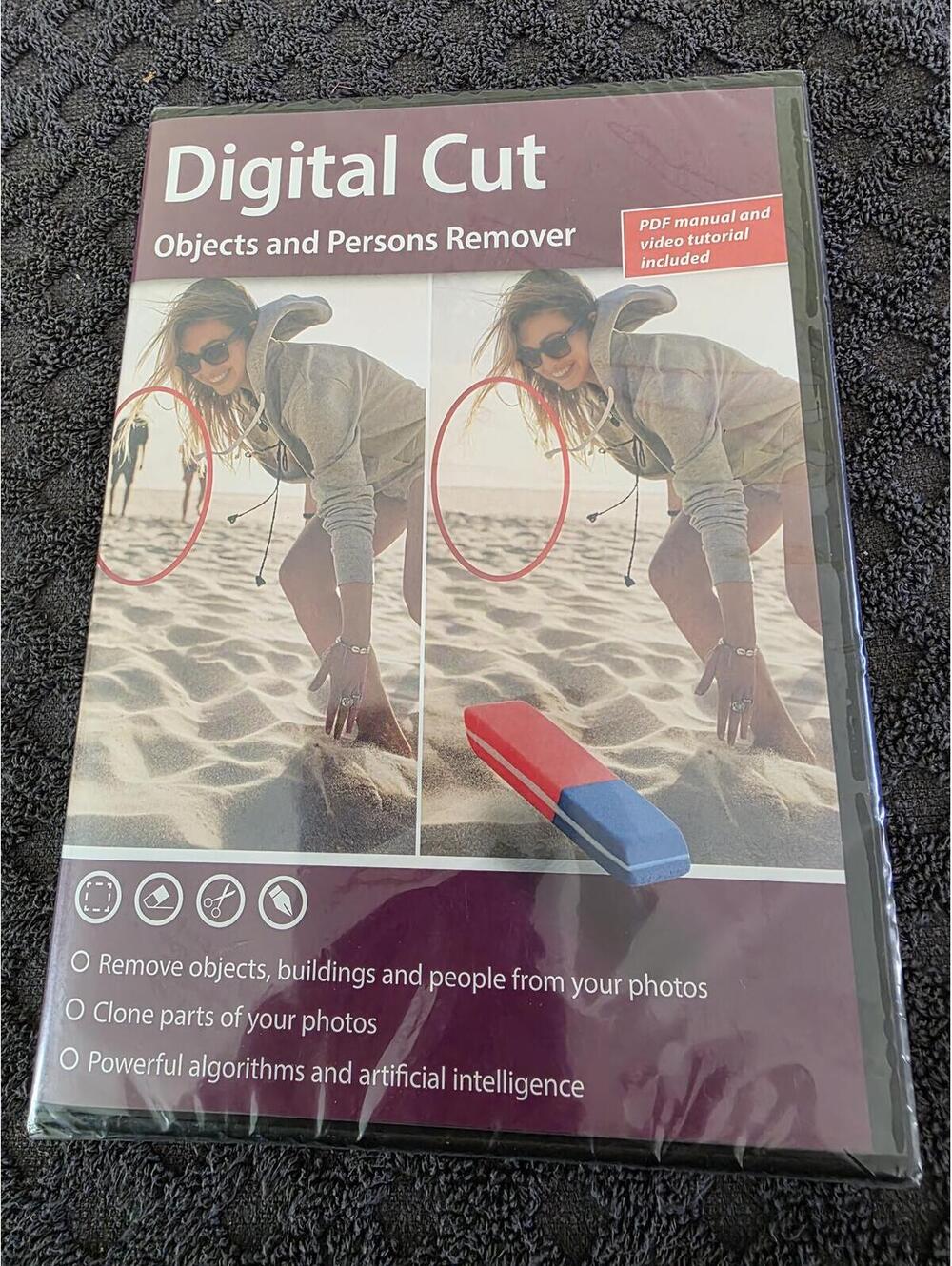 Digital Cut Objects & Persons Remover Photo Editing Software Sealed Windows 11
